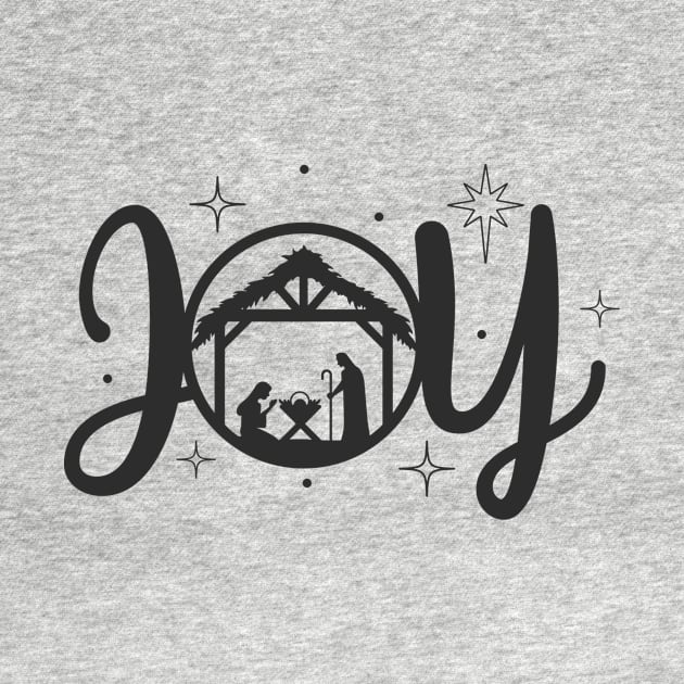 Joy Nativity Scene by BadrooGraphics Store